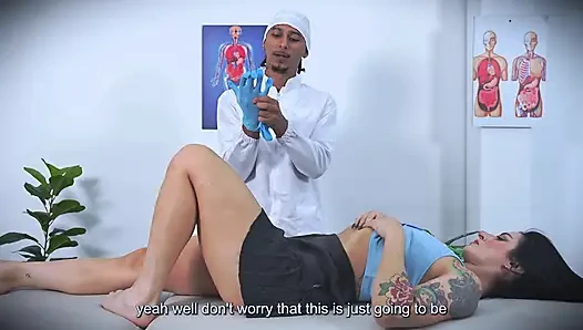 Colombian MILF Goes to the Doctor for Her Tight Asshole and Fucks Her Doctor with the Huge Cock