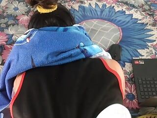 India - collage de chica caliente anal en video