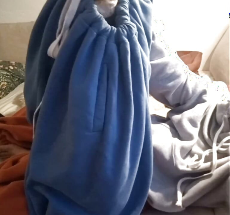 Swimming in my baggy sweatsuit
