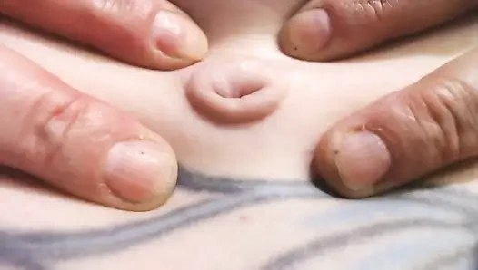 Close up Deep Belly Button