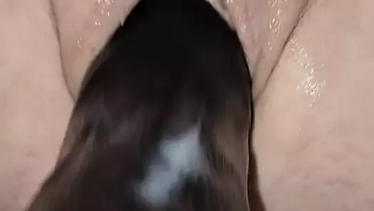More bbc fuxking for my married white pussy huge bbc dildo destroy my pussy