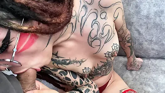 Gotik azgın latin evli kadın amını dölle doldurana kadar beni sikiyor