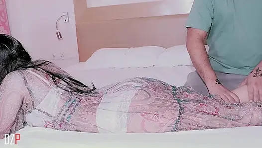 Cute Step Sis Fucked After a Body Massage