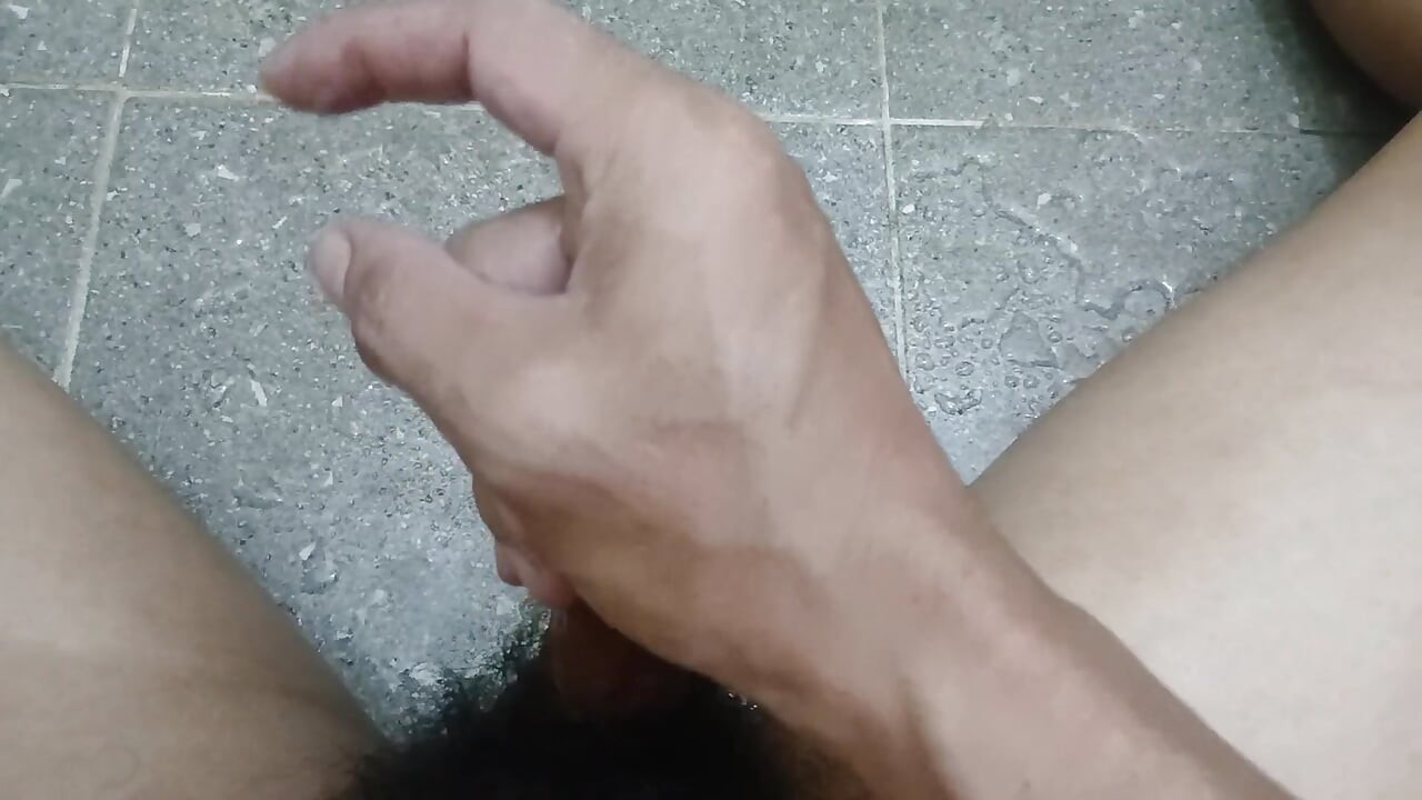 Ind Boy in Bathroom