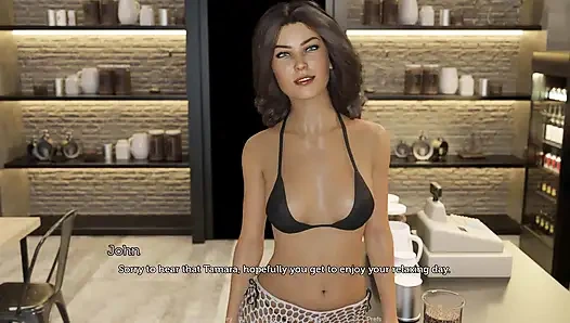 Такос: муж трахает свою жену и спалил большую порцию спермы на ее животе - эпизод 86