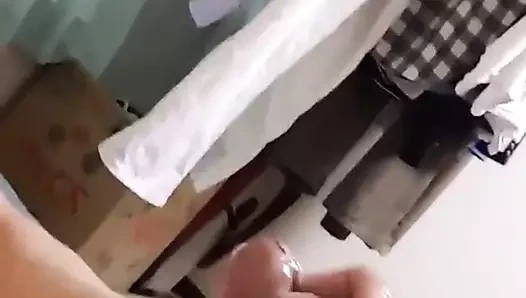 İki yarak boşalıyor