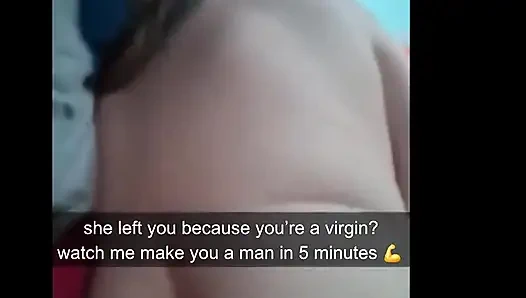 Ich Habe Meinen 18-jährigen Snapchat-virgin-fan Entjungfert - Raw Creampie