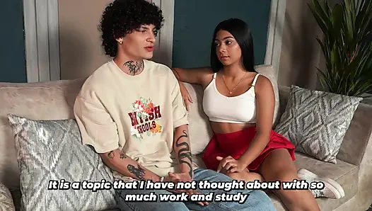 My boyfriend and my stepmother really know how to explain sex! - We ended up in a delicious threesome