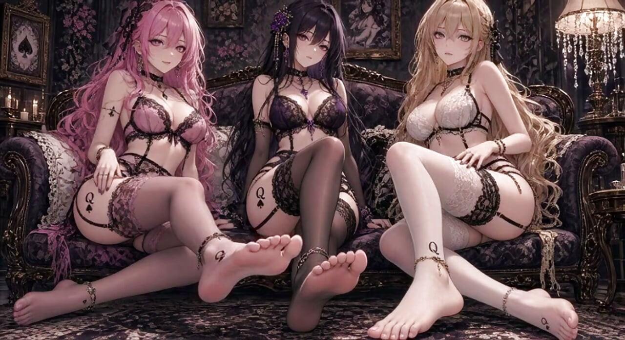 Queen Of Spades And Feet Anime (Erotic AI Arts)