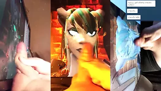 xantish için Cum haraç (draenei world of warcraft rusça)
