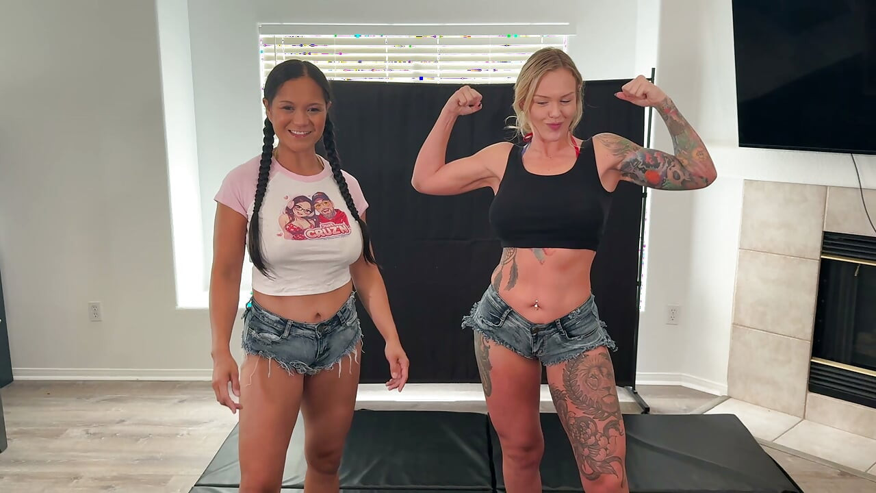Deliah Grace Vs Jazmine Cruz in a Strip Submission Wrestling Match