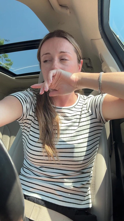 Lush in the Car! Risky Orgasm!