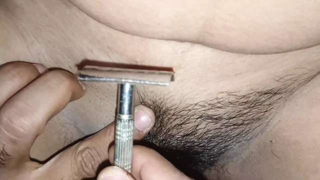 Shaving live Desi bhabhi hot