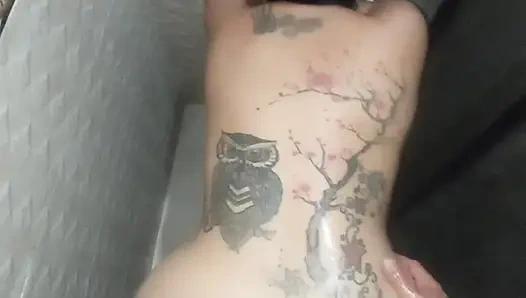 Хардкорный секс в ванной моего мексиканского бывшего арендодателя