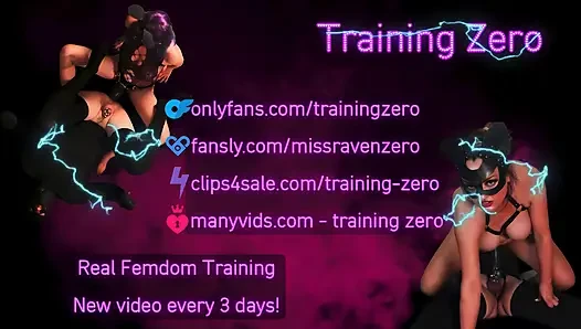 Training Zero Femdom Sissy Slave Maid Orgasms