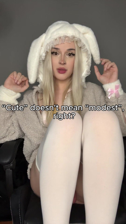 A surprise with a cock from a cute shemale