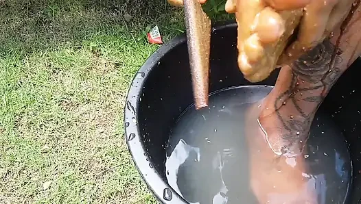 sampai lumur sperma sambil ngopi dan madu