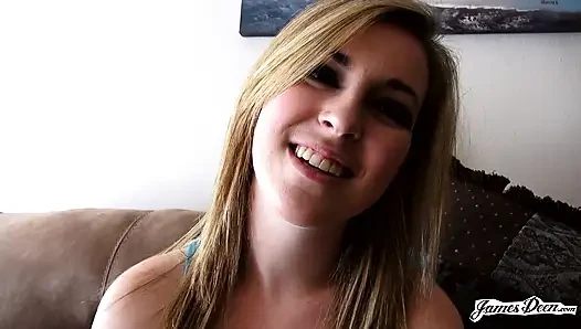 Nasser traum des blonden teen jessie parker wird wahr