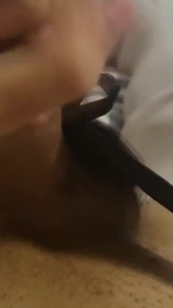 Powerful moment from "Sissy Cumming In His Mom Panties"