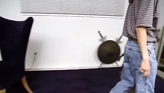 Petite teen gets her tight pierced pussy smashed