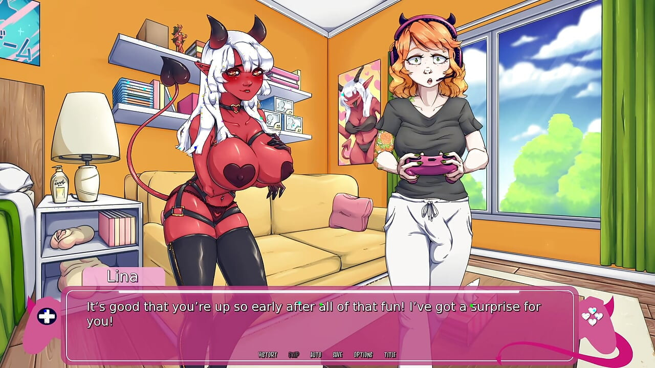 Sexy Succubus Introduces Futa To Her Friends - Demons Rise Up!