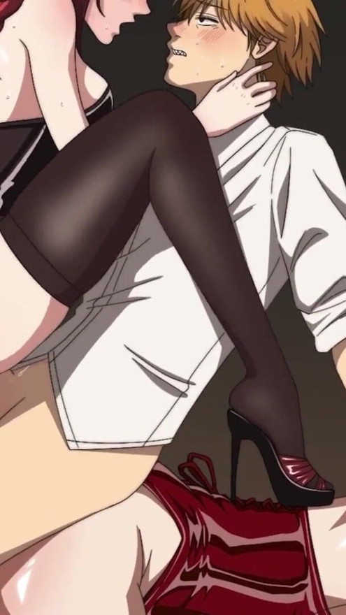 Nobara Asisting While Denji is Fucking Makima on Her Back - Hentai | Clip 1