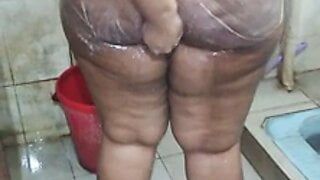 Pakistani Aunty showering - Big Ass