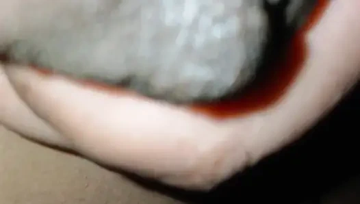 BBW Stepmother caught her stepson looking at her naked, welcome him to come finger her.