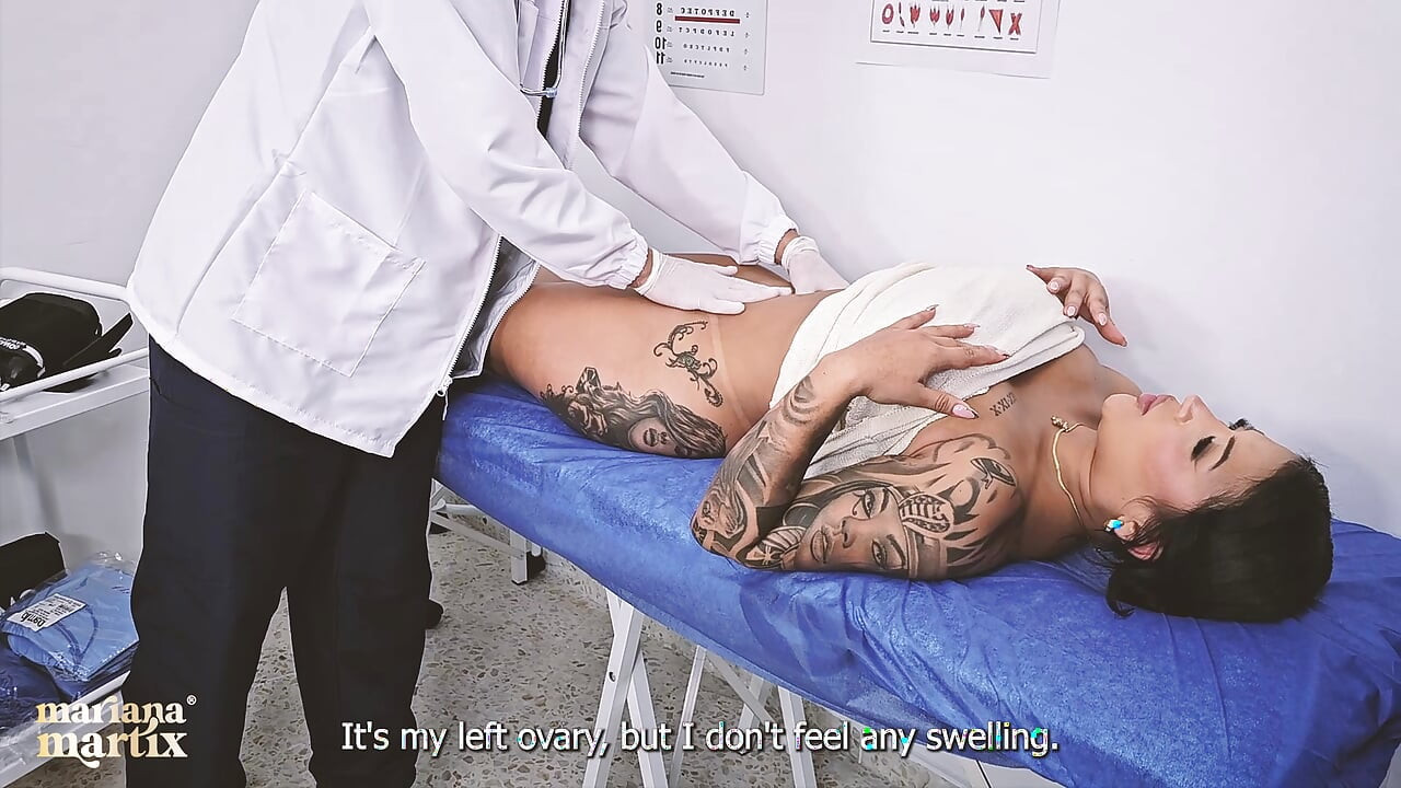 At my doctor's appointment I end up getting fucked by the doctor's big cock - Mariana Martix & Max Betancur