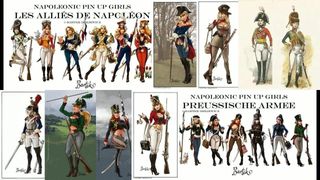 Which Two Napoleonic Soldier Babes Are Ladine Calista ?