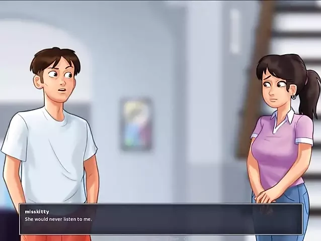 Summertime Saga bahagian 155 - pelajaran seni oleh Misskitty2k