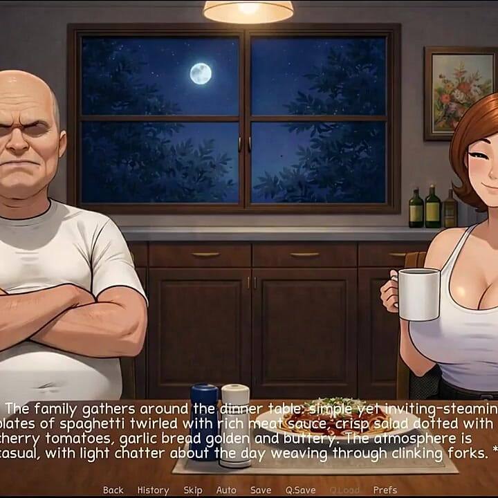 Grandpa Lesson Taboo Hentai Game Ep.2 Cum All Over His Grandson Wife Ass in the Pantry!