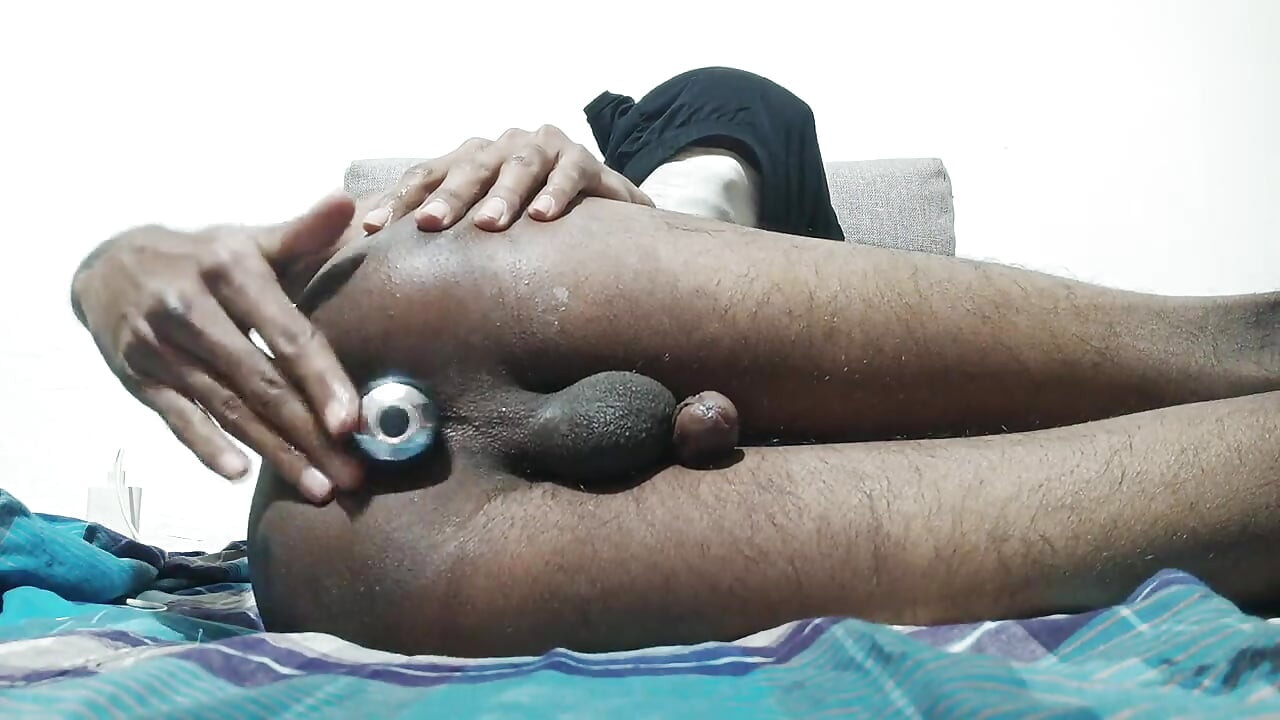 Gay Men Increase His Own Asshole with Cucumber and Using Buttplug then Fuck Sex toy And Masturbate Huge.