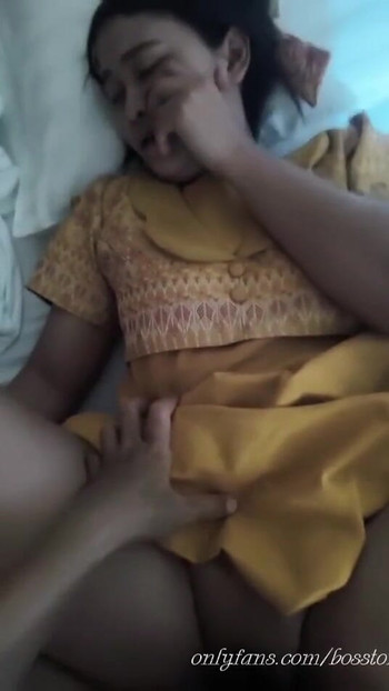 Spectacular moment from "Thai teacher in hotel"