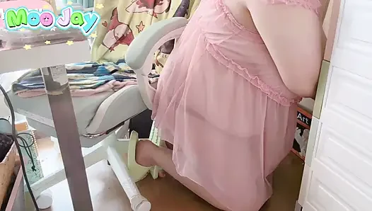 POV Roleplay: Stepsister knows you're peeking at her ass and big tits