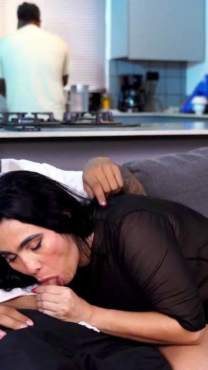 Spectacular moment from "Big ass stepmom enjoys her stepson what her husband won't give her - Thiago Lopez & Sarah Black"