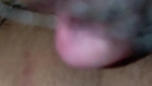 Lovely asian wife moaning while under arm licking