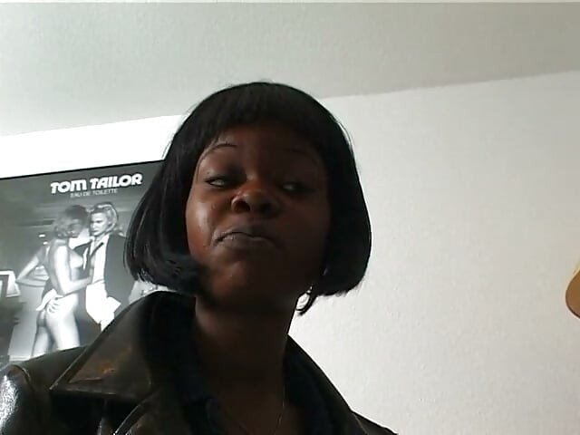 Hairy ebony teen sucks white cock
