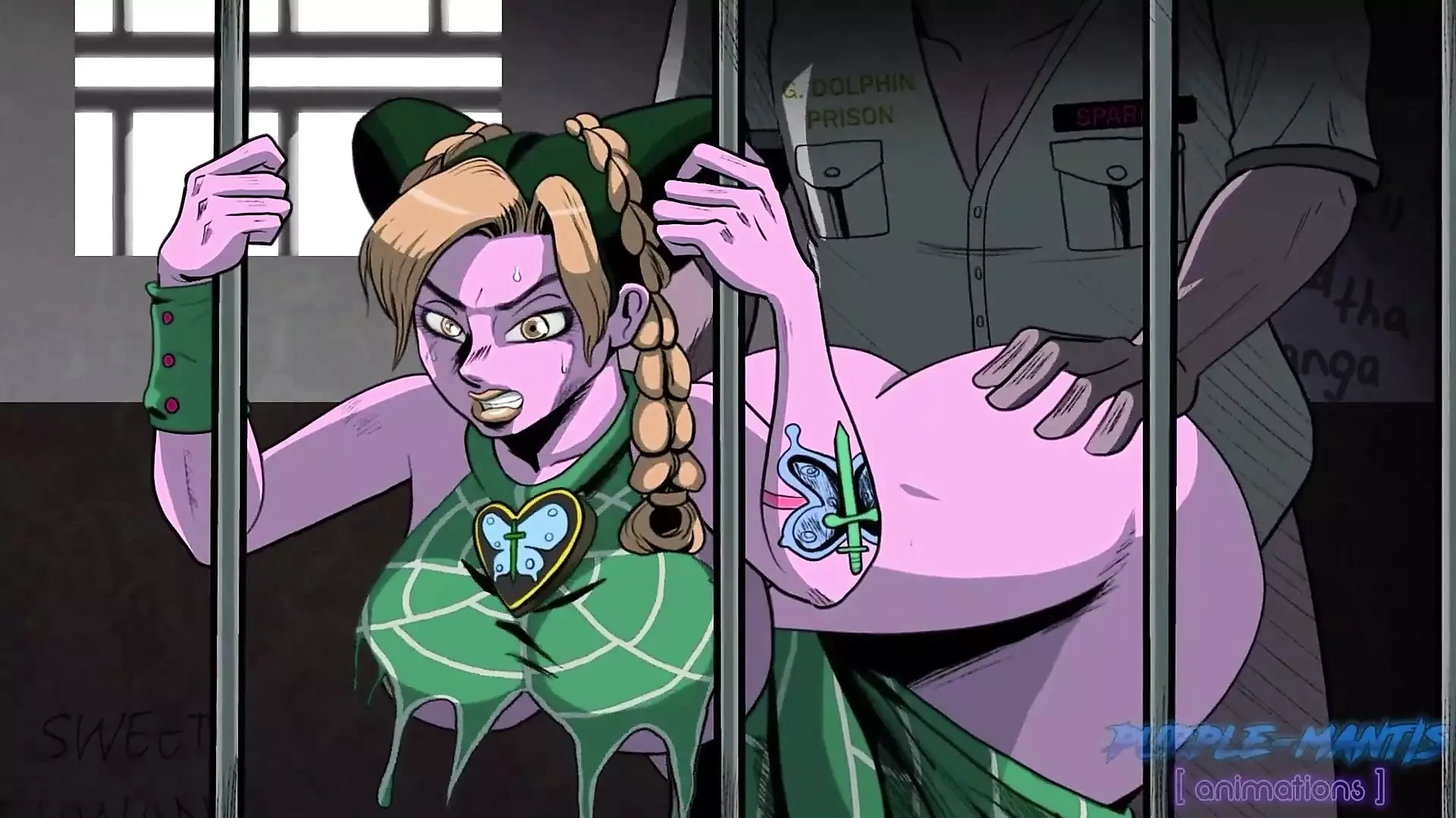 Jolyne Cujoh जेल सेल चुदाई (yoshikage Kira विस्तारित संस्करण)