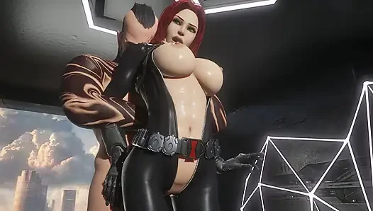 BLACKWIDOW SERT ANAL SIKILIYOR