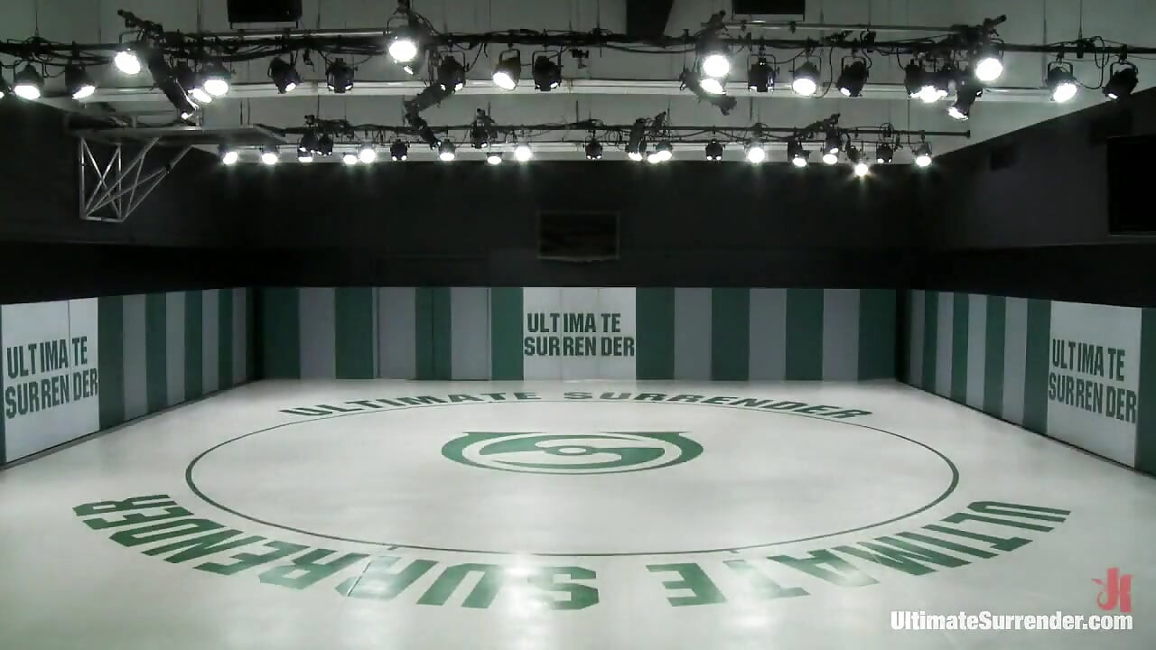 Rookie Is Totally Dominated, Fingered & Fucked on the Mat Crushing Leg Scissors Dominate