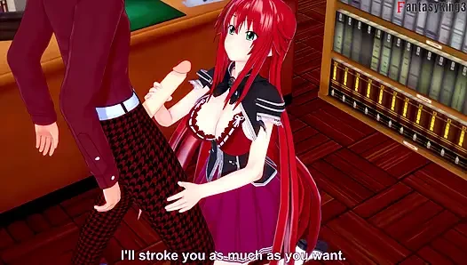 Seks rias gremory di perpustakaan - serial dxd ntr madness