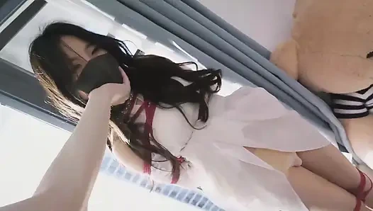 Ms15-after Binding the Girl, He Touched Her Entire Body