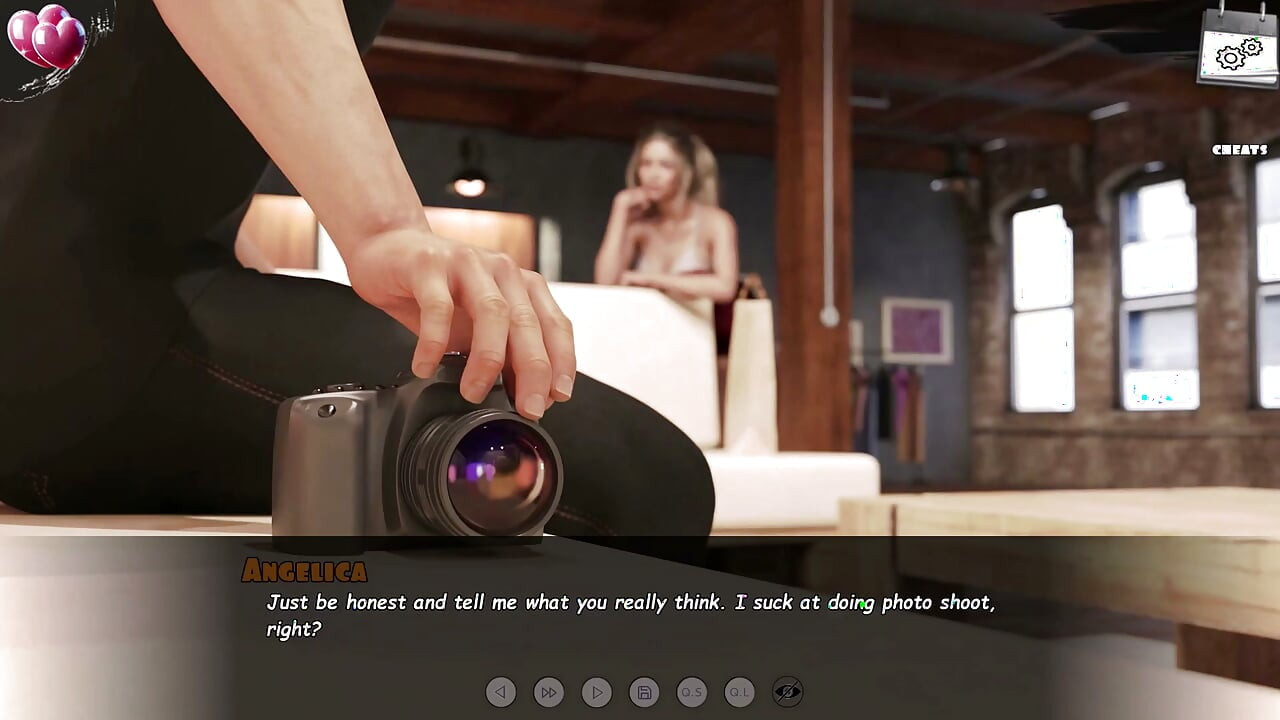 Burning Boundaries 34 - Private Photoshoot Part 2 Mike Gets Handjob and Cums on Angelica's Hands
