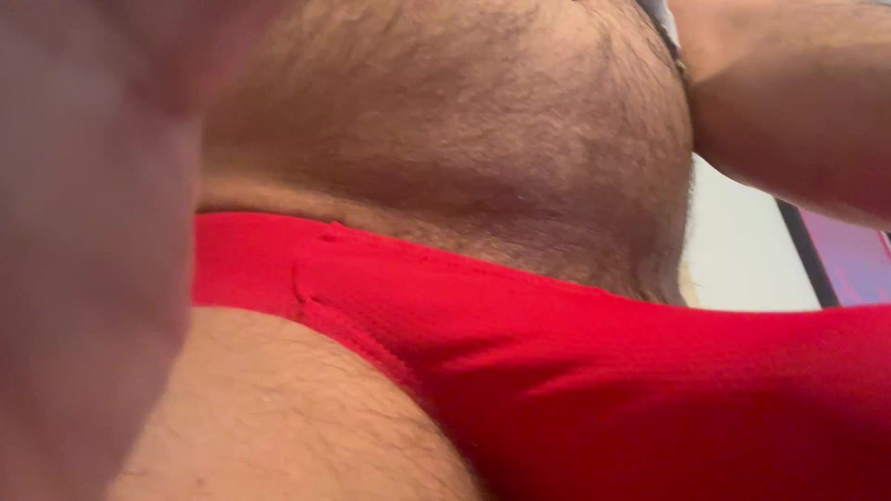 Twitching Cock Twitching in Panties