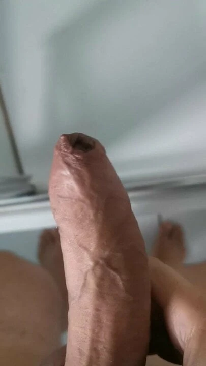Pissing with a hard on