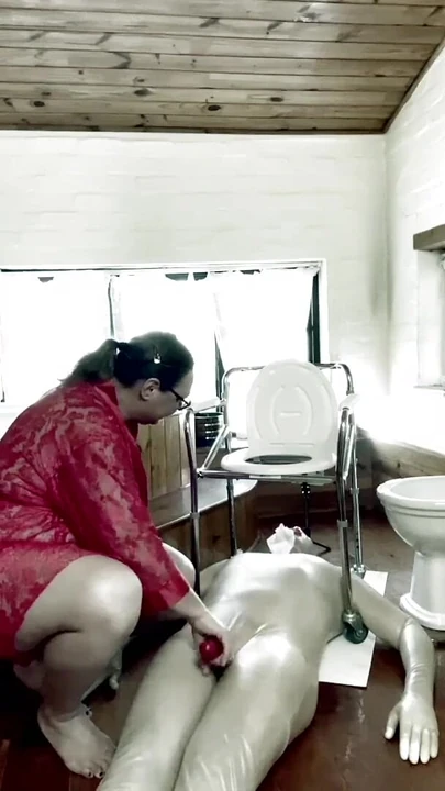 Powerful moment from "Dominatrix Mistress April - Hotel Invasion torture"