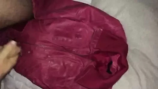 Red leather