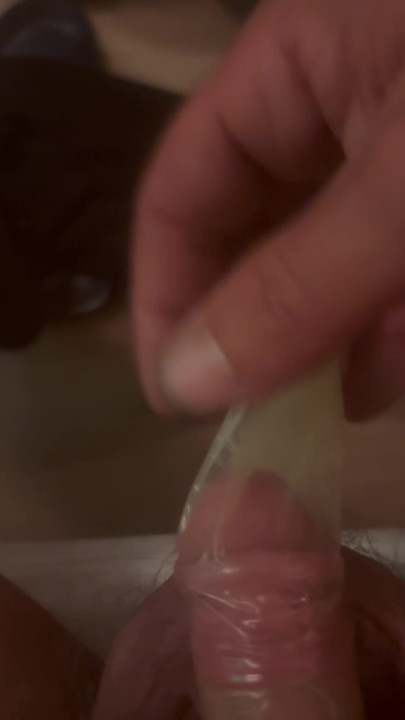 Condoms full of semen