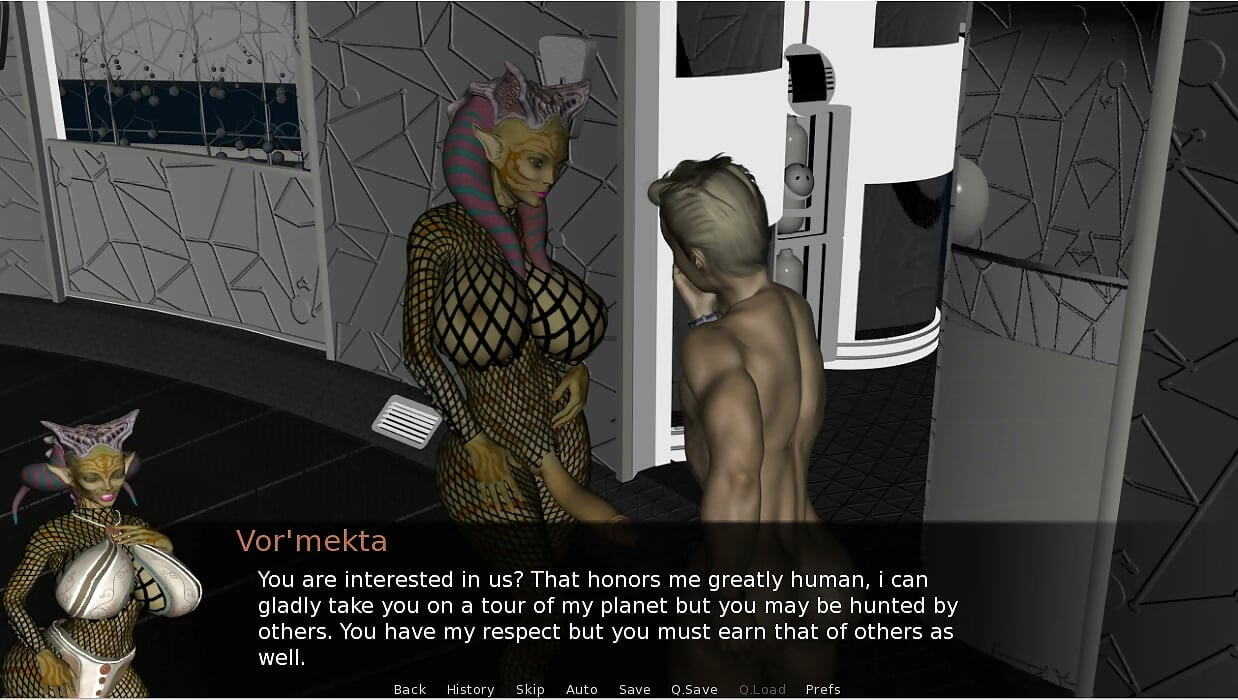 Futa Grove - Igra - Roleplay - Muškarac s velikom guzom jeban u trgovini odjeće, a i vanzemaljac ga jebe